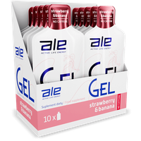 ALE - Display ALE GEL - 10x 55,5 g truskawka-banan