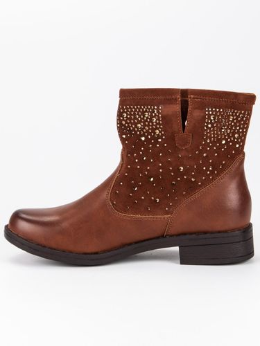 WSUWANE BRĄZOWE BOTKI Rozmiar - 40 na Arena.pl