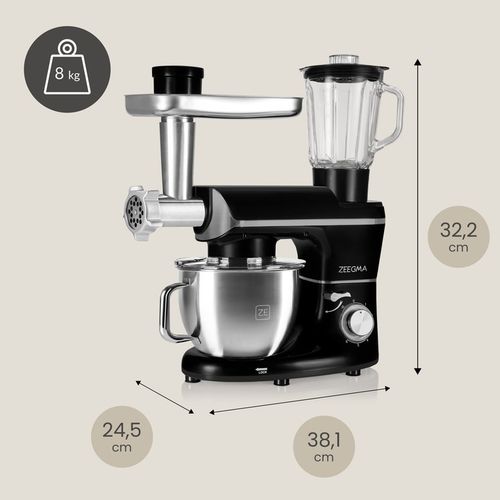 ROBOT KUCHENNY PLANETARNY maszynka do miesa MIKSER BLENDER Z MISĄ 6,5L na Arena.pl