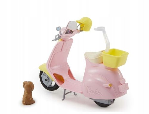 BARBIE SKUTER ZE SZCZENIACZKIEM FRP56 Mattel na Arena.pl