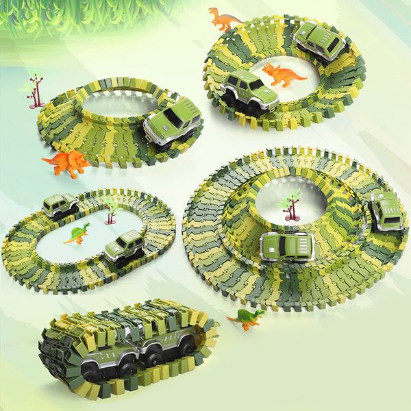 Mega Tor Wyścigowy Dinozaur Park Magic Track 260 elementów zdjęcie 13