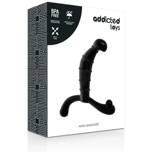 addicted toys stymulator prostaty czarny anatomiczny 11,3 cm na Arena.pl