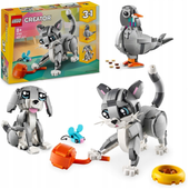 LEGO Creator 3w1 Psotny kot Ruchomy pies Uroczy gołąb 31163