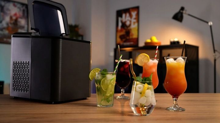 Kostkarka do lodu Kernau KIM 291 EG 100W 12kg/24h Regulacja kostek lodu zdjęcie 7