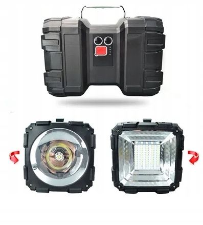 MOCNA LATARKA AKUMULATOROWA LED SZPERACZ CREE na Arena.pl