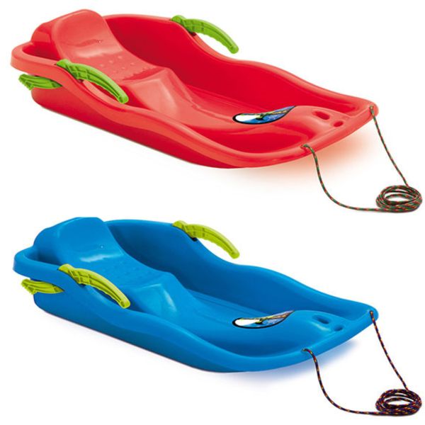 2x Sanki Ślizg Bobslej z hamulcami Szybki jeździk zdjęcie 10