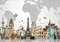 Fototapeta 3D nowoczesne miasto WIDOK 350x245 FL