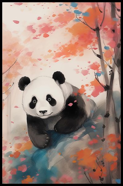 Plakat 53x81cm Panda wśród Klonów zdjęcie 2