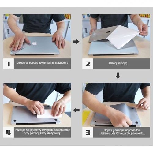 TECH-PROTECT 3M SKIN MACBOOK PRO 13 RETINA SILVER na Arena.pl