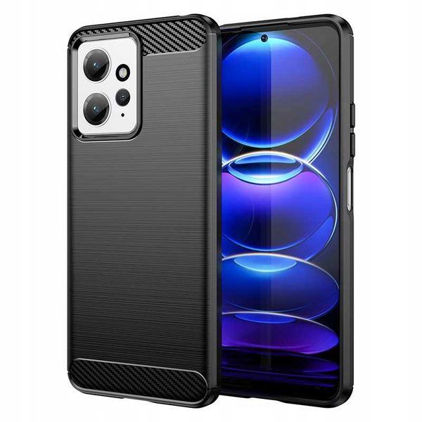 Spacecase Carbon Redmi Note 12 4G Black zdjęcie 7