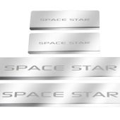 Listwa progowa MITSUBISHI SPACE STAR MK2 Stal nierdzewna 304 połysk 4szt