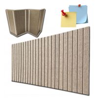 TABLICA FILCOWA KORKOWA do pokoju biura 120x80cm XXL samoprzylepna lamele