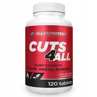 ALLNUTRITION CUTS4ALL 120TAB SPALACZ TŁUSZCZU REDUKCJA ENERGIA POBUDZENIE
