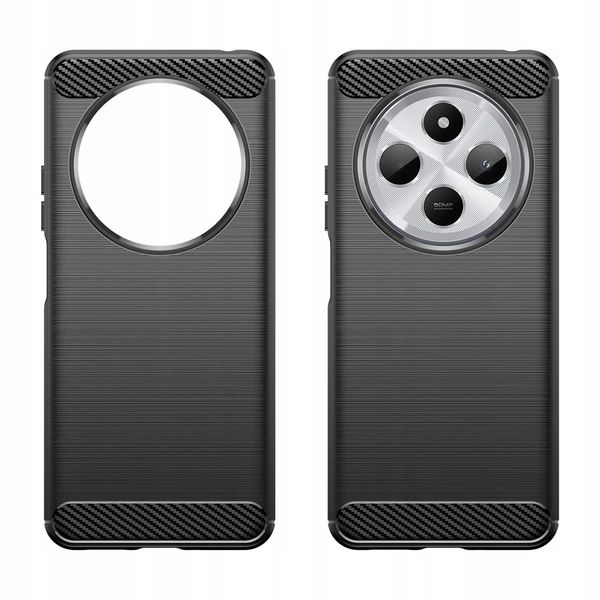 Spacecase Carbon Xiaomi 14C/Poco C75 4G Black zdjęcie 3