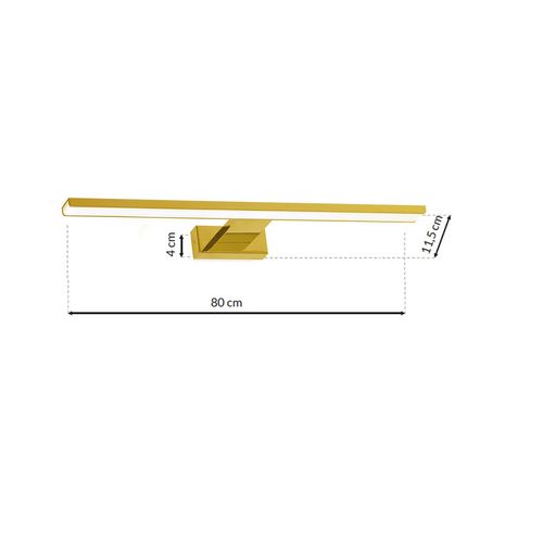 Kinkiet SHINE GOLD 80cm 15W LED na Arena.pl