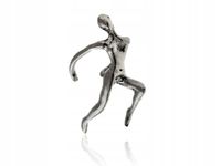 Kolczyk nausznica srebrna kobieta kn100 - 1g.