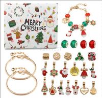 KALENDARZ ADWENTOWY BRANSOLETKI DLA DZIECI CHARMS ZAWIESZKI 24 ELEMENTY