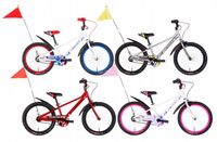 Rower dla dziewczynki lub chłopca 5 lat+ RACE chorągiew, dzwonek 4 KOLORY !