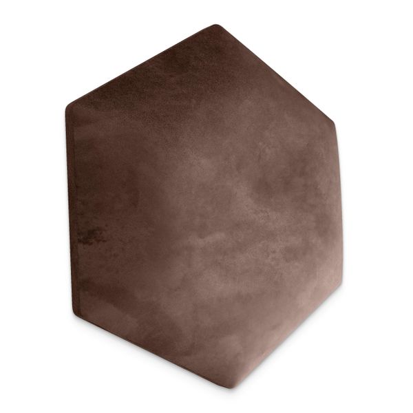 PANELE TAPICEROWANE PLASTER MIODU Heksagon BRĄZOWY 26cm x 30cm zdjęcie 1