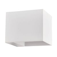 LAMPA ścienna ALASKA LP-104/1W WH Light Prestige metalowa OPRAWA kinkiet prostokątny biały