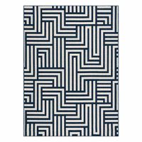 RUG/LU/WINK/MAZE/CREAM+BLUE/140x200