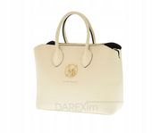 Laura Biaggi – torebka shopper beżowa JS59