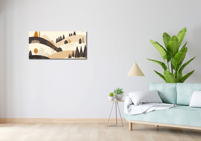 Obraz 90x40cm Jesień w Wzgórzach zdjęcie 2