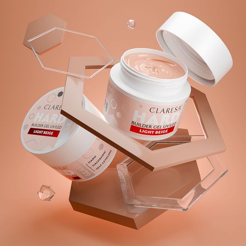 Claresa Żel budujący Hard&easy builder gel light beige 45g na Arena.pl