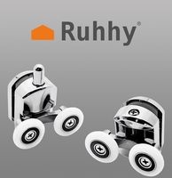 ROLKI DO KABINY PRYSZNICOWEJ KÓŁKA KOMPLET ROLEK KABIN PRYSZNICOWYCH CHROM