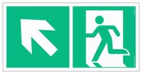 Kierunek Do Wyjścia Ewakuacyjnego W Górę W Lewo -