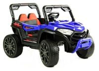 Emaga Auto na akumulator dla dzieci 4x4 skóra EVA pilot CAR-JS-1-NIEBIESKI