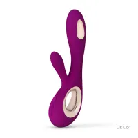 lelo soraya wave deep rose silikonowy model z technologią wavemotion