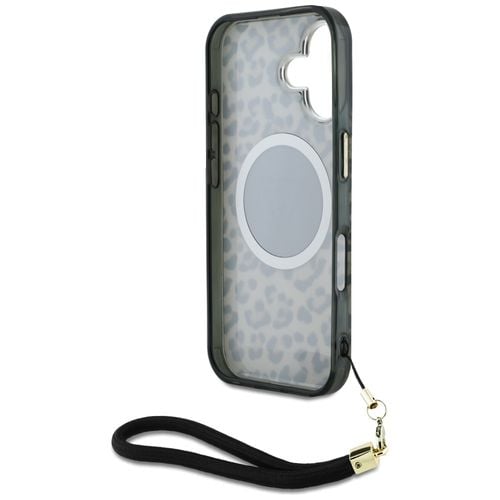 etui guess hc iml leopard triangle cord  strap do iphone 16 magsafe brązowy na Arena.pl