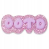 Przypinka Ozdoba Crocs Charms Jibbitz Pin Do Butów Purple Glitter OOTD