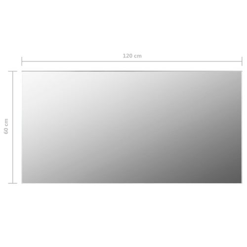 Lustro ścienne bez ramy, 120x60 cm, szkło na Arena.pl