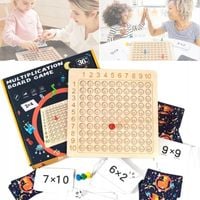 Tabliczka Mnożenia Planszowa Gra Logiczna