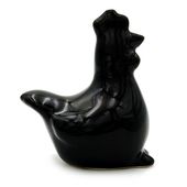 KURA WIELKANOCNA CZARNA DEKORACJA ŚWIĄTECZNA FIGURKA CERAMICZNA
