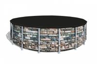 Pokrywa 555Cm Na Basen Stelażowy 549Cm/18Ft Bestway