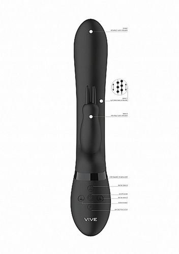 amoris - stimulating beads rabbit - black na Arena.pl