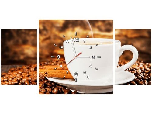 80X40CM ZEGAR ZAPACH KAWY OBRAZ na Arena.pl