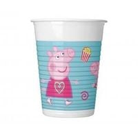 kubeczki plastikowe świnka peppa  200ml 8szt