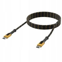 DEWALT KABEL USB-C NA USB-C WZMOCNIONY KEVLAR 100W 1,8M DXMA131-0007-DWG