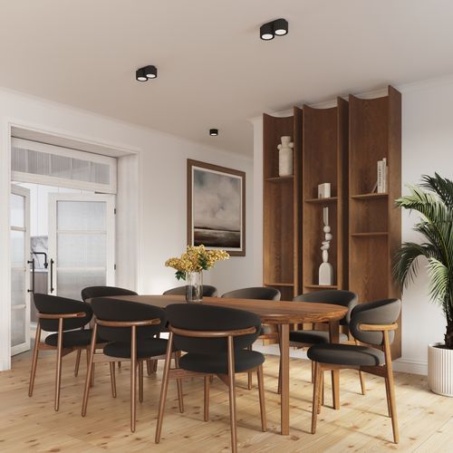 Plafon AURA 1 czarny Gx53 na Arena.pl