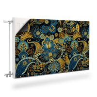 OSŁONA Magnetyczna Na Grzejnik ROŚLINY Folklor Ornamenty 100cm x 60cm