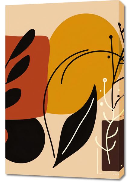 Obraz 60x90cm Ciepłe Kontury zdjęcie 1