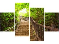 140CM 70 OBRAZ SCHODAMI GÓRĘ ŚCIENNY