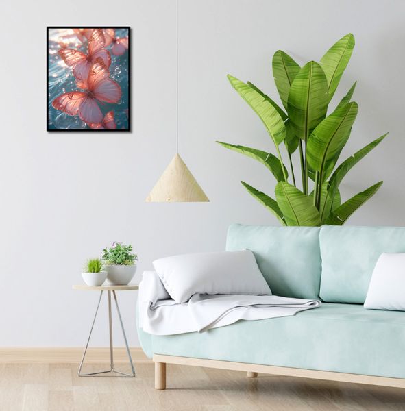 Plakat 40x50cm Świetliste Motyle zdjęcie 4