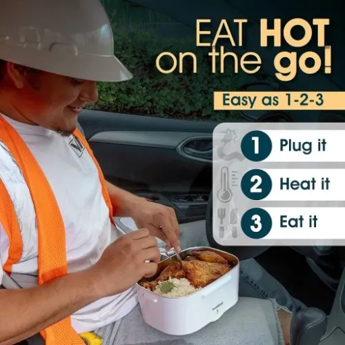 ELEKTRYCZNY LUNCHBOX TERMOS SAMOCHODOWY OBIADOWY na Arena.pl