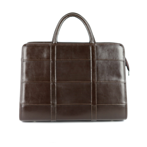 515 Damski kuferek duży pasy - brąz KEMER na Arena.pl