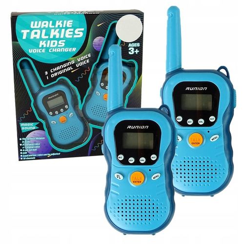 WALKIE TALKIE KRÓTKOFALÓWKI dla dzieci DUŻY ZASIĘG 3km LCD ZESTAW Łoki Toki na Arena.pl